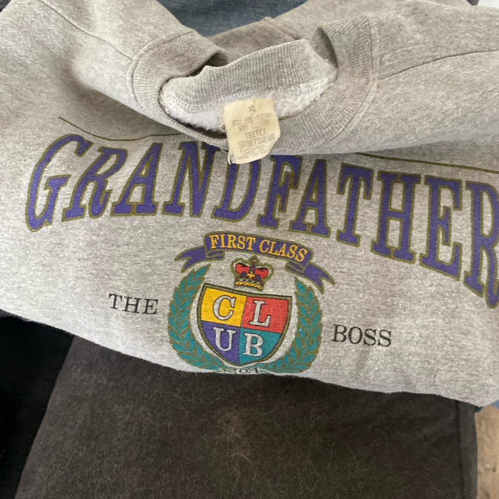 80’s Gray Grandfather Sweatshirt